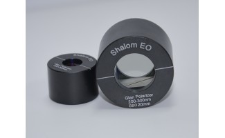 Glan Laser Polarizers of Alpha-BBO D20.0mm 200-300nm with Round Mount